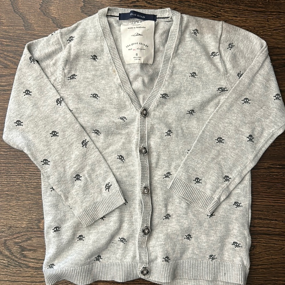 Skull print sweater Zara!!!